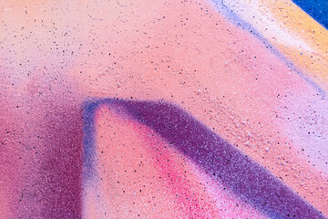 Art under ground. Beautiful street art graffiti background. The wall is decorated with abstract drawings house paint. Modern style urban culture of street youth. Abstract picture on wall © Yaroslav