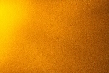 indoor wall in orange color illuminated and empty space