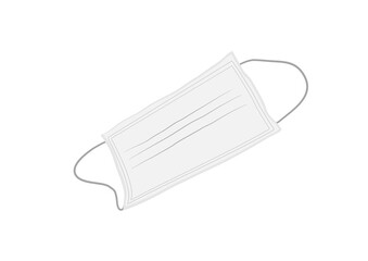 medical face mask to protect corona virus, covid19 vector isolated on white background ep40