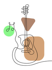 Guitar _ one line 