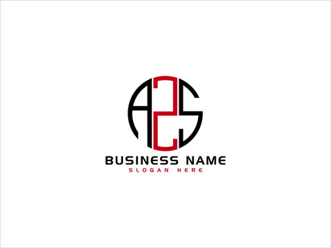 Letter ZAS Logo Icon Vector Image Design For All Business
