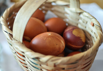 eggs in basket