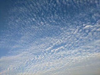 blue sky with clouds