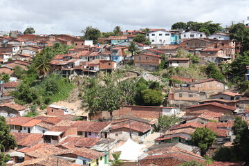 Fototapeta na wymiar This Brazilian slum is called the Reginaldo's grotto, city of Maceio, state of Alagoas.