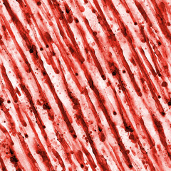Bloody red watercolor drop seamless pattern. Watercolour abstract texture