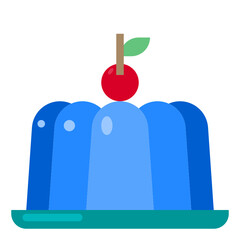 pudding flat icon