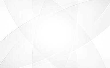 Abstract geometric white and gray curve line gradient Background. with space for concept design Technology and modern.