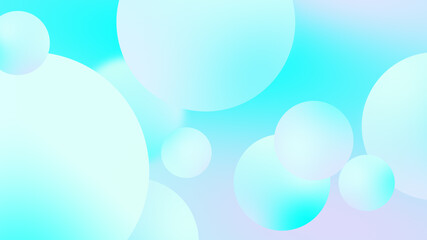 Abstract balls geometric gradient color background.For graphic design. 3d render illustration.
