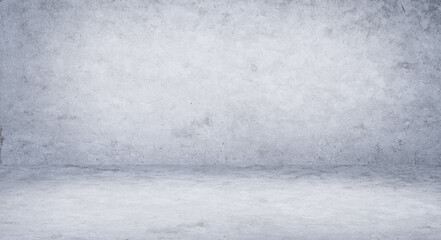 empty concrete wall, concrete floor inside room or cement stage indoor place abstract background studio.