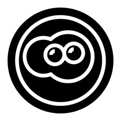 egg glyph icon