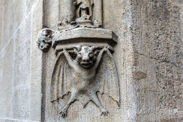 Bat Relief on Bratislava Town Hall