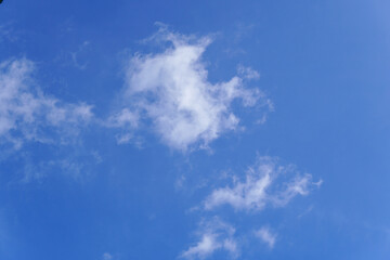 blue sky and clouds