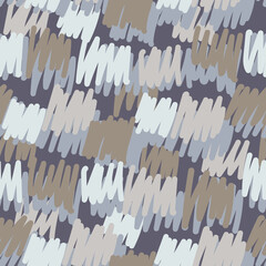 Beige strokes. Seamless pattern. Abstract  background. Vector illustration.