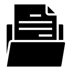 Document glyph icon