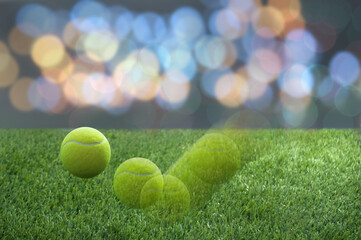 Grass court tennis