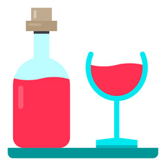 Alcohol flat icon