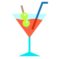cocktail flat icon