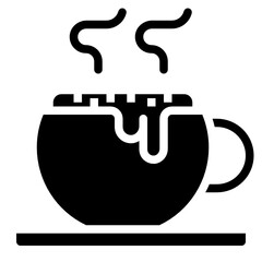 Cappuccino glyph icon