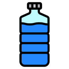 drink bottle line icon