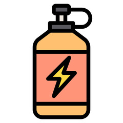 energy drink line icon