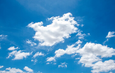 Fototapeta premium Blue sky and cloud background
