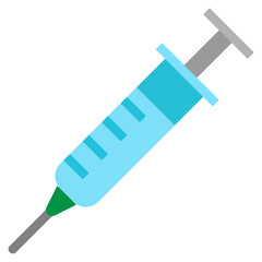 syringe flat icon