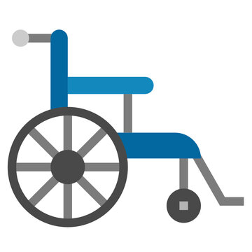wheeelchair flat icon