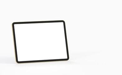 Tablet 3d computer with blank screen
