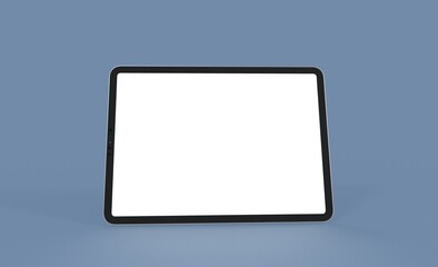 pc  tablet computer  ipad with blank 3d