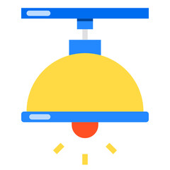 lamp flat icon