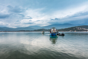 Fishing boats at Kazikli Village in Didim