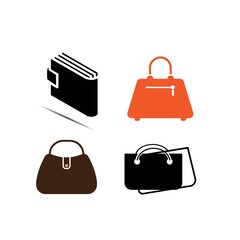 Purse icon Logo Template vector icon illustration