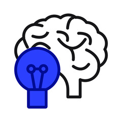 brain icons symbol vector elements for infographic web