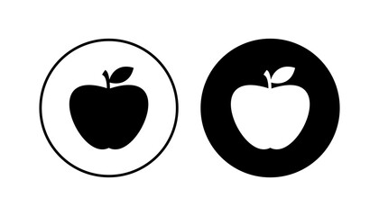 Apple icon set. Apple vector icon. apple symbols for your web design.