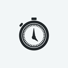 timer vector icon illustration sign 