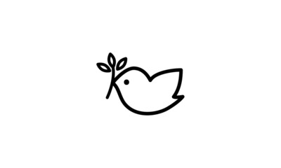 bird icon illustration vector fly