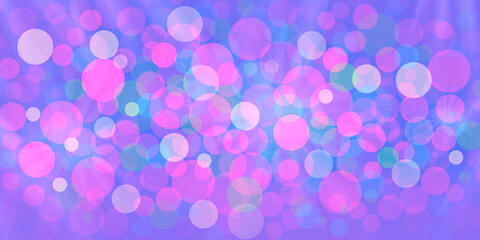 Abstract pink color bokeh background