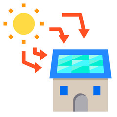 Solar Power flat icon