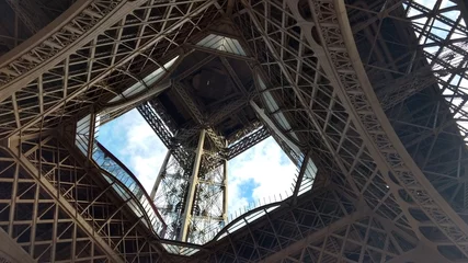 Foto op Canvas eiffel tower interior © CarlosAlberto