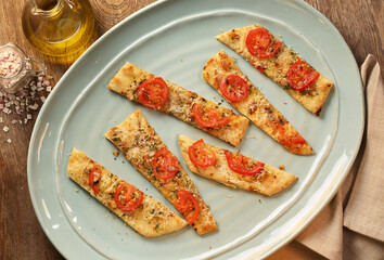 Snack and appetizer images for the food industry.