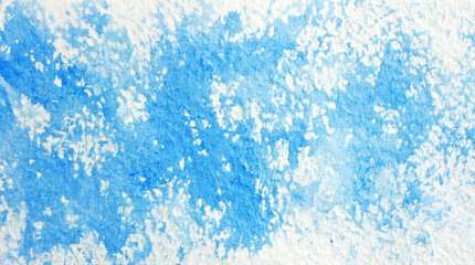 bright blue watercolor brush stroke background