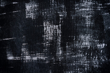 Fototapeta premium black background ink on paper with brush prints