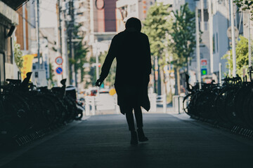 ポートレート　シルエット