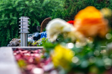 lantern in the garden