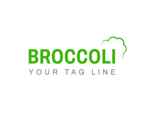 Broccoli logo, Broccoli simple typographic logo