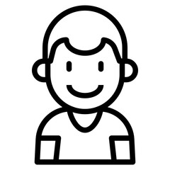 kid line icon