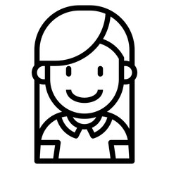 kid line icon