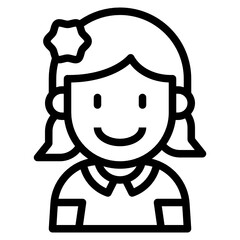 kid line icon