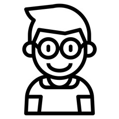 kid line icon