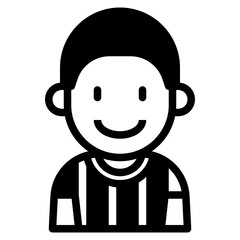 kid glyph icon